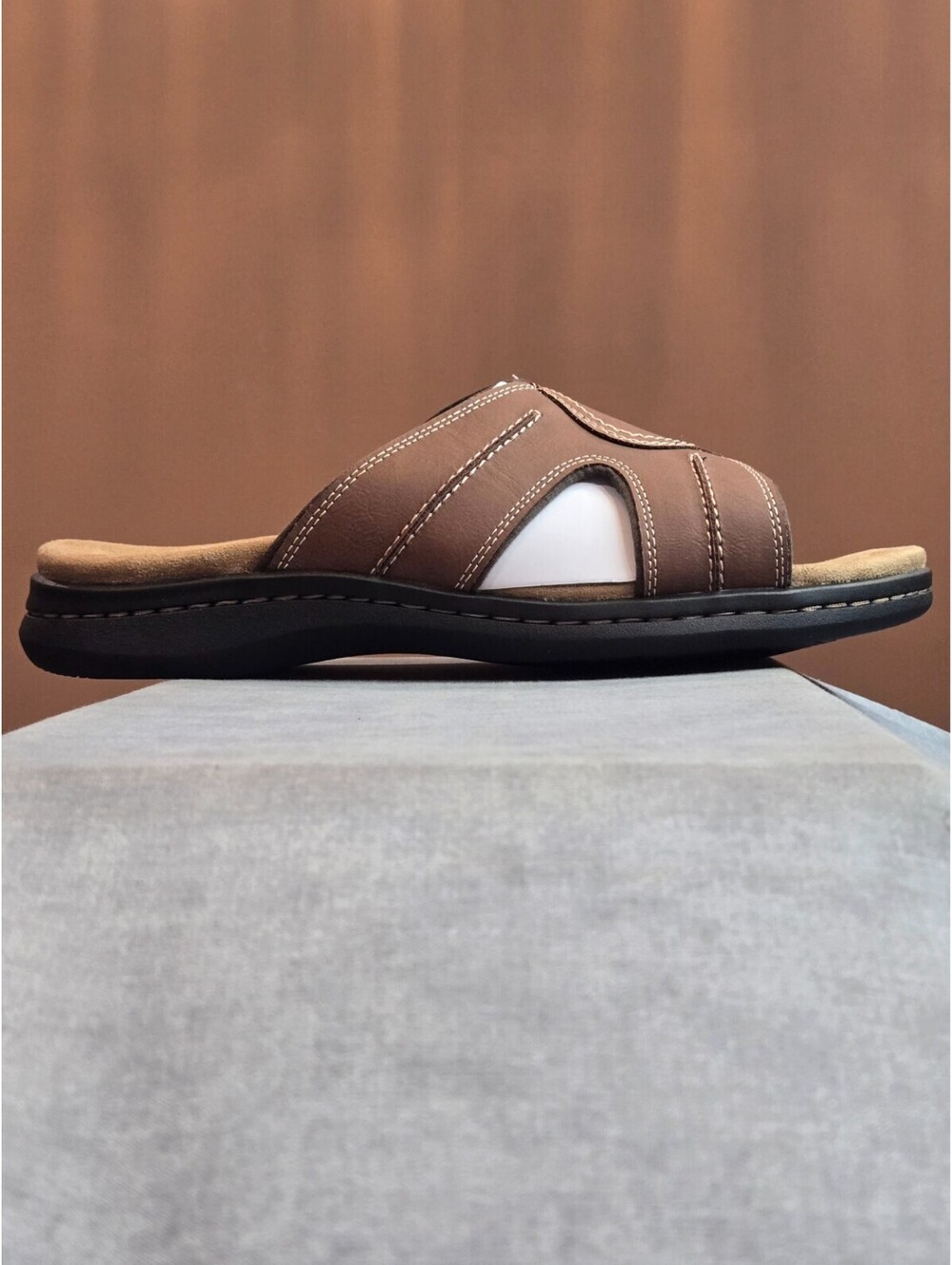 Dockers "Sunland" Casual Comfort Outdoor Slide Sandal - Rust Brown - Men's 11